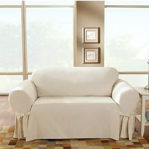 Taupe Loveseat Cover